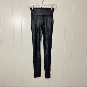 SPANX Faux Leather Black Leggings Women’s Black Size XS